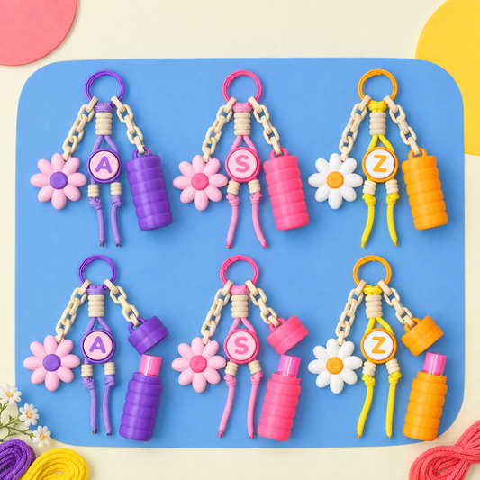Lip Balm Kutulu Clicker'lı Anahtarlık