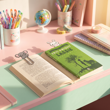 15’li Renkli ve Sevimli Hayvanlar Kitap Ayracı Koleksiyonu